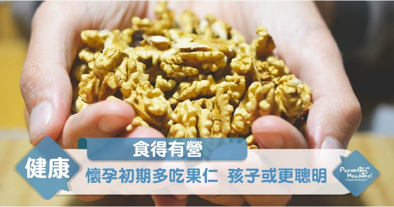 【食得有營】懷孕初期多吃果仁 孩子或更聰明